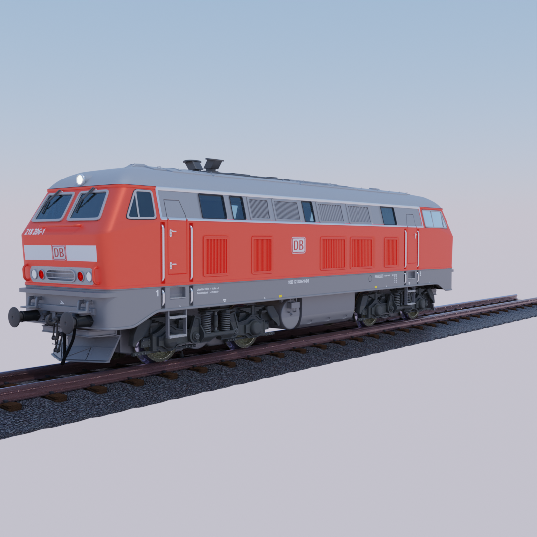 Locomotive diesel DB Classe 218 preview image 10